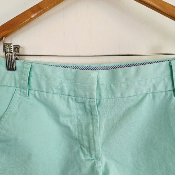 J. Crew Mint Green Chino Shorts - Size 4 - Picture 2 of 9